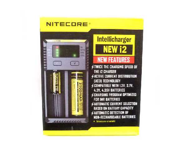 Зарядное устройство  NITECORE I2 IMR/LI-ION/LIFEPO4/NI-MH(NI-CD)