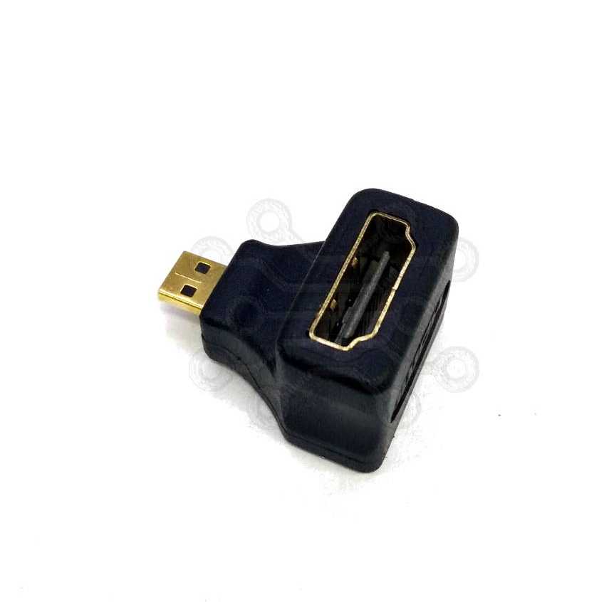 Переходник HDMI(F)=MICRO HDMI(M) УГЛОВОЙ Переходник HDMI(F)=MICRO HDMI(M) УГЛОВОЙ