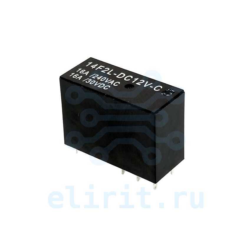 Реле 14f2l dc12v c схема