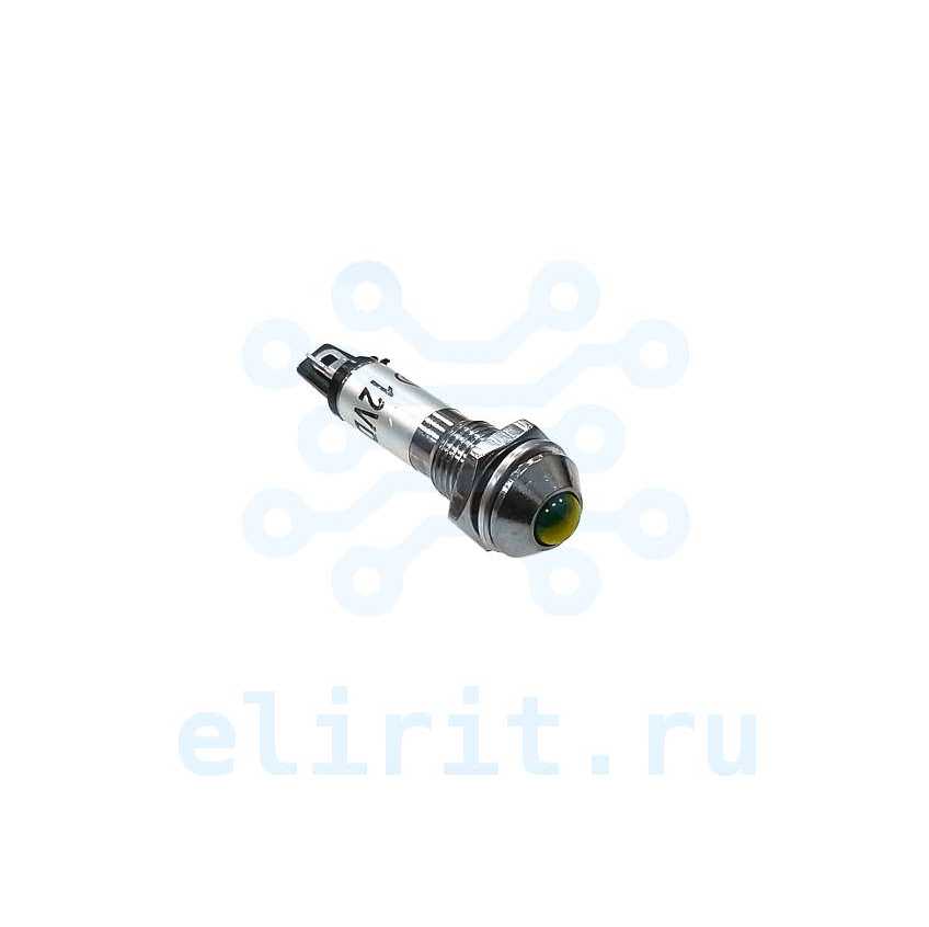 Индикатор  12V L-705-W  ЖЕЛТЫЙ СВЕТОДИОДНЫЙ Индикатор  12V L-705-W  ЖЕЛТЫЙ СВЕТОДИОДНЫЙ