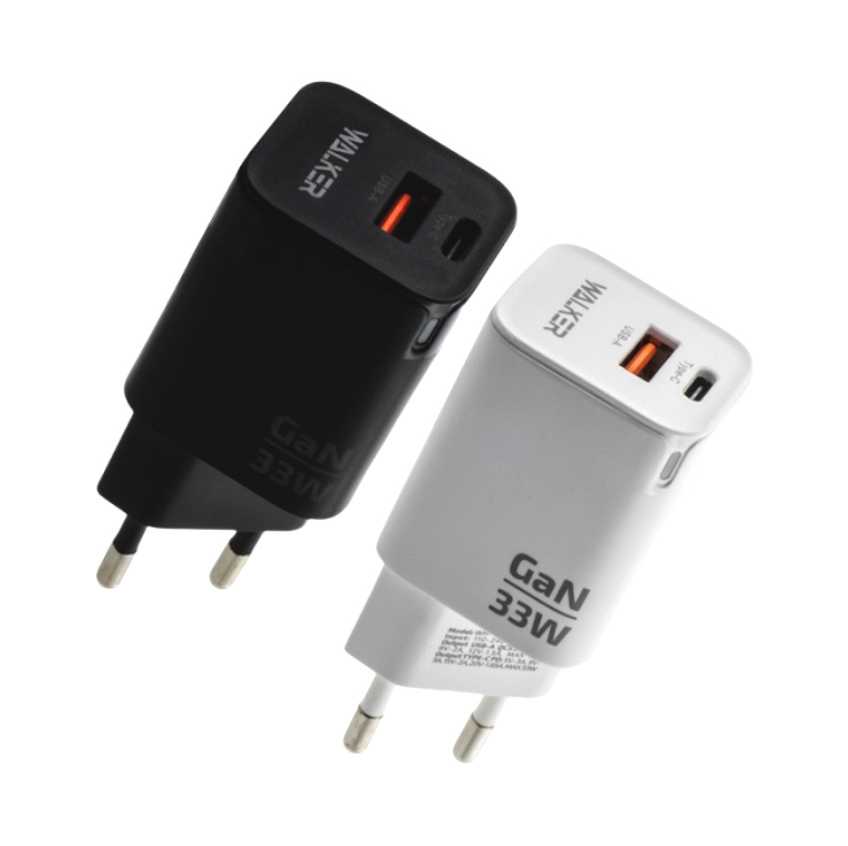 Блок питания USB 5V 3.0A WALKER WH-43 + TYPE-C 33W Блок питания USB 5V 3.0A WALKER WH-43 + TYPE-C 33W