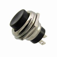 Кнопка  PBS-26C ON-(OFF) ЧЕРНЫЙ 1A 250V