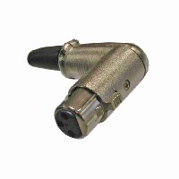 Разъем 110007245 CANNON (3F)  XLR NIKEL Г-ОБРАЗНЫЙ (73 3F)