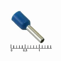 Наконечник втулочный DN01508 BLUE (1.7X8MM)