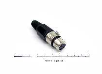 Разъем  CANNON (3F)  XLR ЧЕРНЫЙ (79B 3F) 