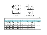 Крепеж стяжек  STM-1  15*10*7  КРЕПЛЕНИЕ ПОД ВИНТ 3ММ