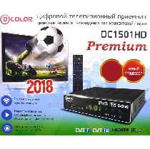   ЦИФРОВОЙ РЕСИВЕР DVB-T2 D-COLOR DC1501HD