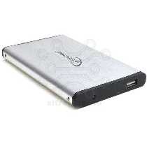 Корпус для ssd-hdd  USB 2.0  GEMBIRD EE2-U2S-5-S  2.5 SATA 