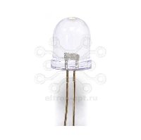 Светодиод 10ММ БЕЛЫЙ БЦ-ПР 40КД 10RWWC 40KD 6500K 3.4V 20D