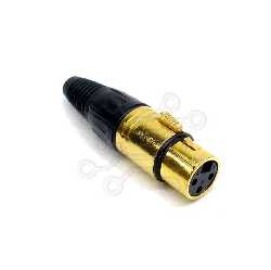 Разъем  CANNON (3F)  XLR GOLD