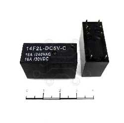 Реле  14F2L-DC5V-C 16A 240V  (8PIN)