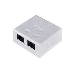 Розетка rj45  2 ГНЕЗДА RJ-45 8P8C 