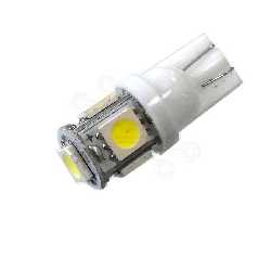 Лампа АВТО T10 БЕЛАЯ  5SMD 5050