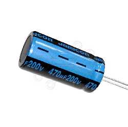 Конденсатор 470 МКФ 200В 105С (22X40) JAMICON TK Конденсатор 470 МКФ 200В 105С (22X40) JAMICON TK