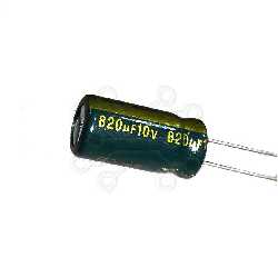 Конденсатор    820 МКФ  10В 105C (8X16) JAMICON WL LOW ESR