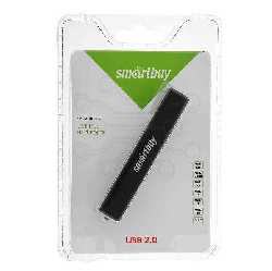 Разветвитель  4 PORTS USB 2.0 SMARTBUY SBHA-408-K