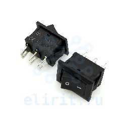 Переключатель  SMRS-102-1C3 ЧЕРНЫЙ