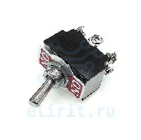 Тумблер KN3(B)-202A ON-ON 6PIN 10A 250V