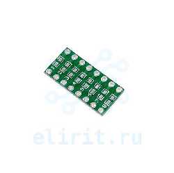 Плата  МОНТАЖНАЯ SMD 8PIN ДВУХСТОРОННЯЯ