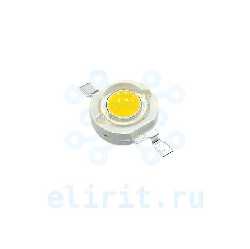 Светодиод  LED  3W БЕЛЫЙ ТЕПЛЫЙ 240LM 2700K