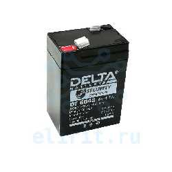 Аккумулятор  6V  4.0-4.5 AH DELTA