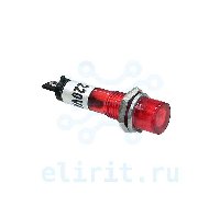 Индикатор 220V N-814R КРАСНЫЙ НЕОН С ДЕРЖАТЕЛЕМ