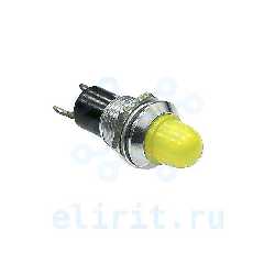 Индикатор   12V RWA-208 ЖЕЛТАЯ D-10.0MM