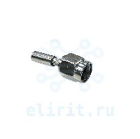 Разъем 110007340 SMA(M) SMA-C174P ОБЖИМ RG174U