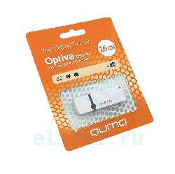 Флешка  16GB QUMO OPTIVA 02 БЕЛАЯ