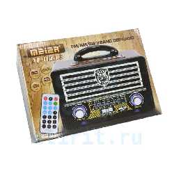 Радиоприемник  MEIER M-U113 USB  СЕТЕВОЙ