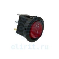 Переключатель  KCD1-101-8-C3-R/3P КРАСНЫЙ 3PIN ON-ON