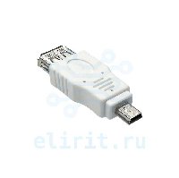 Переходник  USB A(F)=USB MINI