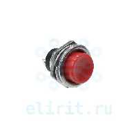 Кнопка  PBS-26C ON-(OFF) КРАСНЫЙ 1A 250V