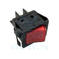 Переключатель  IRS201-8C (SWR) КРАСНЫЙ  16A 250V 4PIN  