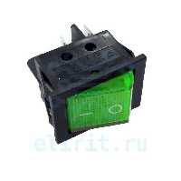 Переключатель  IRS201-3A3 (SWR) ЗЕЛЕНЫЙ 15A 250V