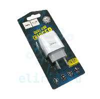 Блок питания  USB*2  5V 2.4A  HOCO C73A