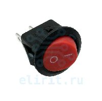 Переключатель 110001398 KCD1-101-8-C3-R/2P КРАСНЫЙ 2PIN 