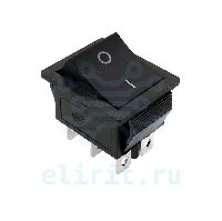 Переключатель  KCD4-202-C3-B/6P 15A 250V ON-ON ЧЕРНЫЙ