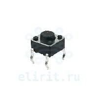 Микрокнопка  4PIN  6*6*4.3  KAN0611-0431B ТАКТОВАЯ 