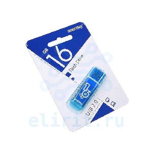 Флешка  16GB SMARTBUY GLOSSY BLUE 