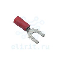 Наконечник u-тип  4.3 MM  SV1.25-4  КРАСНЫЙ