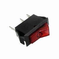 Переключатель ASW-09-102 КРАСНЫЙ ON-ON 3PIN