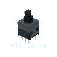 Микрокнопка PB22E09 (PSM8-1-0) С ФИКСАЦИЕЙ 6PIN  8.5*8.5*14