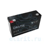 Аккумулятор  6V 12 AH  151*50*94 DELTA 