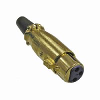 Разъем  CANNON (3F)  XLR GOLD JD-392