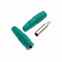 Гнездо 110003044 Z041 4MM CABLE JACK GREEN