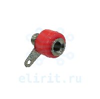 Гнездо  BP-100061CU КРАСНОЕ ПРИБОРНОЕ МЕДЬ