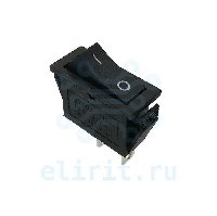 Переключатель  KCD3-101-C3-B/2P ЧЕРНЫЙ ON-OFF 15A 250VAC