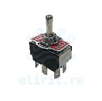 Тумблер  KN3(B)-203PA  ТРИ ПОЛОЖЕНИЯ 10A  250V