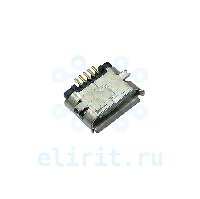 Разъем  ГНЕЗДО MICRO USB НА ПЛАТУ (SMD) 5SDM